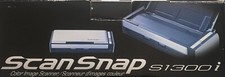 Fujitsu Scansnap S1300 USB Document Scanner Duplex Color With Power Supply.