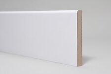Skirting Board  White Primed MDF  Bullnose  144 x 18 x 4400mm