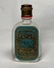 Vintage 4711 Eau De Cologne Perfume Bottle, full