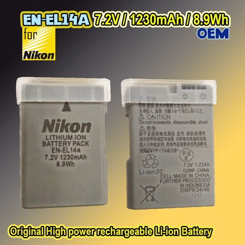 Original 1230mah el14a - 1230mah, en-el14a