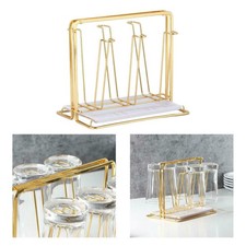 Golden Mug Drying Rack Stand