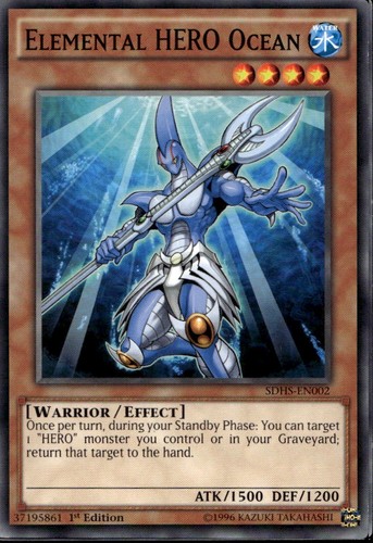 Elemental hero ocean 1st - elemental, ed
