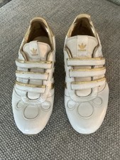 Vintage White/gold Women Adidas Trainers, Midiru UK6 Worn only a few times VGC