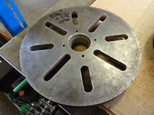 Lathe faceplate 12" capacity x
