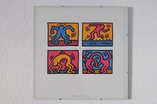 Keith Haring Pop Shop Quad II 1988 Screen Print
