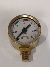Elektra Microcasa/Pavoni Professional Boiler Pressure Gauge In Gold ????