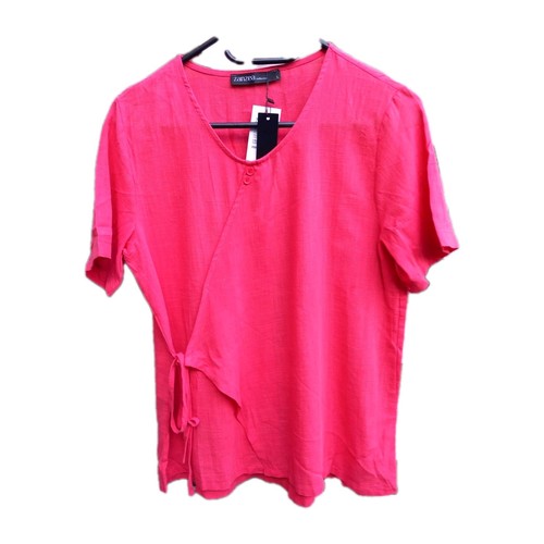 Coral pink cotton - pink, zanzea