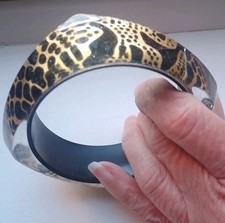 Vintage Square Lucite Bangle