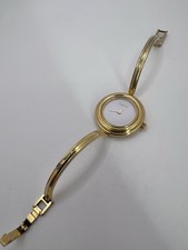 Vintage Rare Gucci 11/12 18K Gold Plated Watch  Interchangeable Bezel Watch 