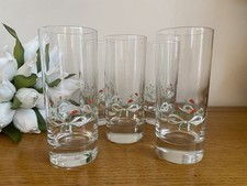 Eternal Beau Tall Highball Tumbler Glasses Set Of 5 ⭐️PRISTINE ⭐️