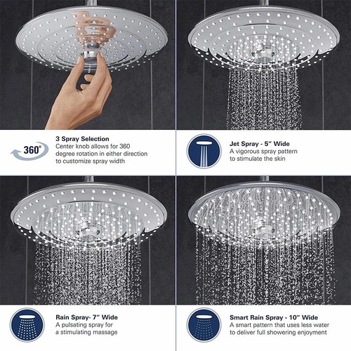 Grohe universal 260mm spray - 260mm, 3