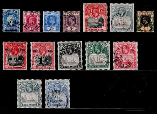 Stamps helena used - st,