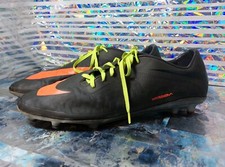 Nike Hypervenom Phatal FG Football Boots - [Dark Charcoal/Total Crimson] UK 12