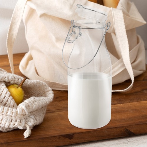 Juice jars with - juice, lids