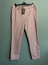 Ted Baker Men’s Grey Slim Fit Dobby Chino Trousers Size 36Reg BNWT RRP £95 (50)