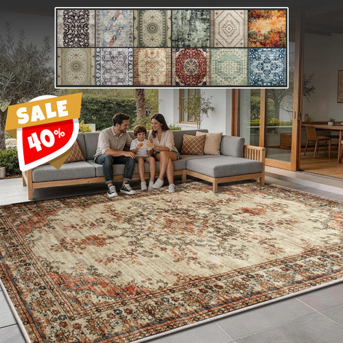 Living room garden patios rug - living,