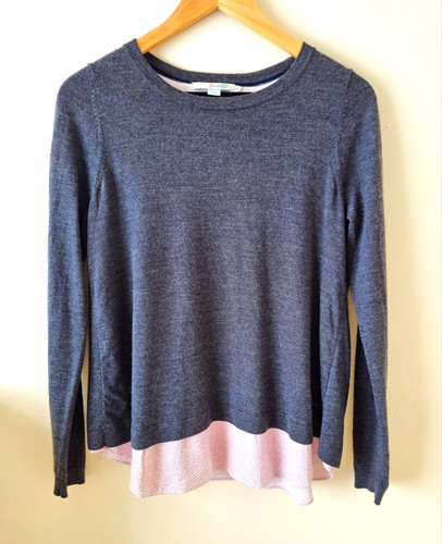 Boden grey pink 100 merino - boden,