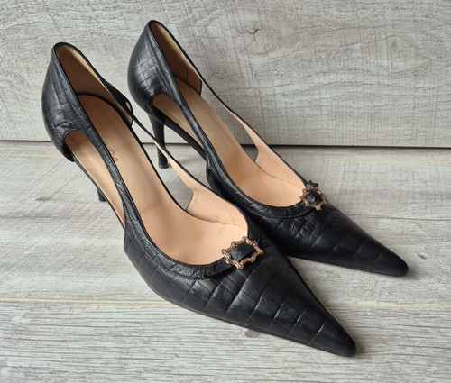 Hobbs black pointed stiletto