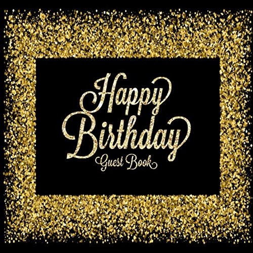 Happy birthday guest book - happy,