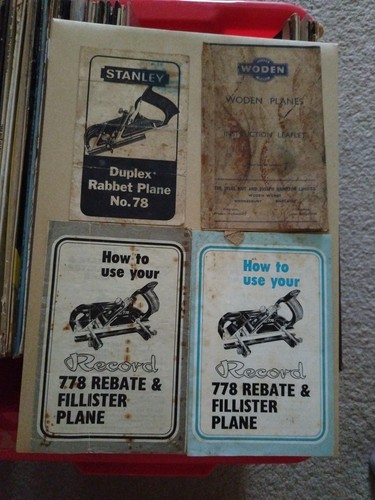 Vintage woodwork guides - 4,