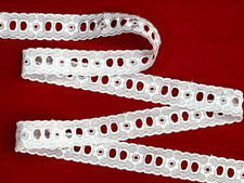 White Broderie Anglais Eyelet