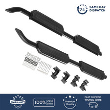 FOR LAND ROVER DEFENDER 110 L663 2020+ RUNNING BOARD SIDE STEPS BLACK EDITION UK