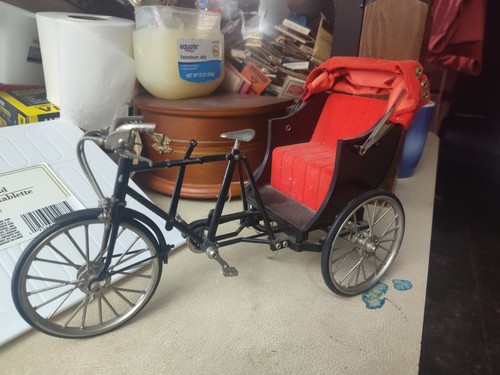 Miniature bicycle rickshaw - bicycle,