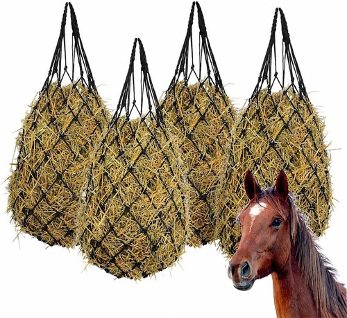 4pcs hay net for horses - 40",