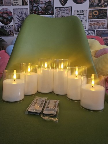 Led flameless flickering wax - led,