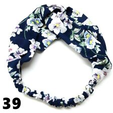  Boho Floral Twist Knot Headband Elastic Wrap Turban Hair Band Hairband Sports 