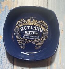 RUDDLES-Vintage Wade Pottery-RUTLAND BITTER-Collectible Dish/Ashtray-Blue