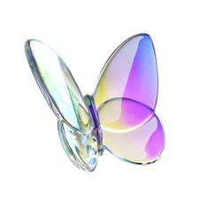 Crystal Glass Butterfly Figurines Flying Butterflies Figurine Glass Ornament