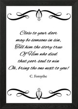 Win Souls Next to You Framed