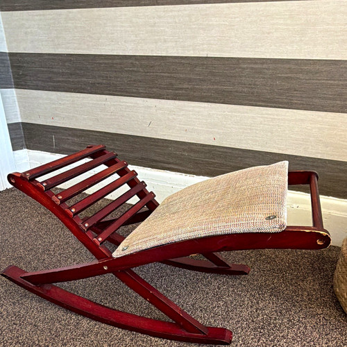 Wood frame reclining rocking - wood,