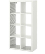  IKEA kallax White 8-Cube Storage Unit / Shelving – designed by Tom Hedkvist