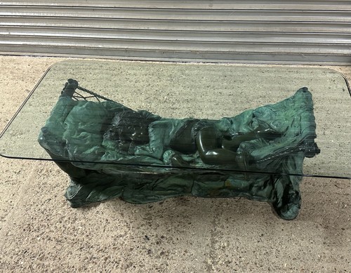 Stunning bronze sleeping child - bronze,