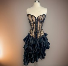 2pc Nwt Black Corset