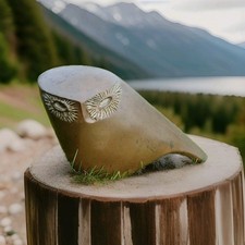 Rosemary Wren Hand cast resin Owlmarkd RDWrensymbol for Wren pottery see photos 