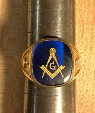 10k Gold Masonic Freemason