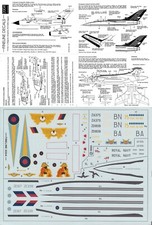 FINELINE DECALS 1/72 Buccaneer S.2 Tornado GR.1 F.3 Gazelle 75th Anniv (RAF/RN)