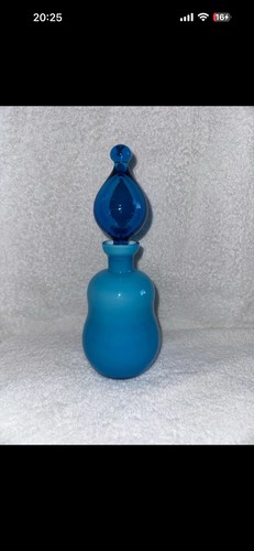 Vintage blue swedish art - vintage,