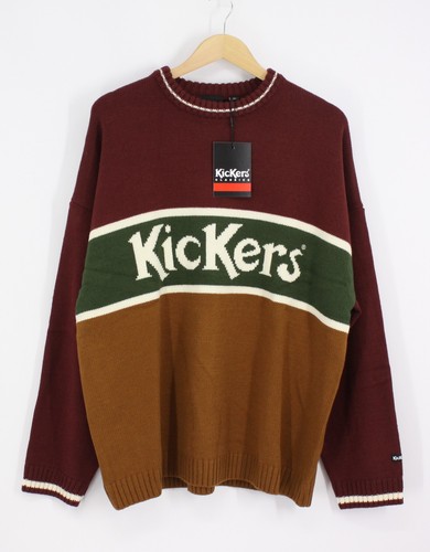Kickers mens logo panel knit - kickers,