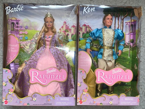 Barbie rapunzel doll with - barbie,
