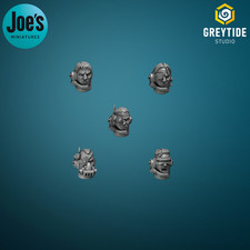 10 x Ranger heads - Crimson