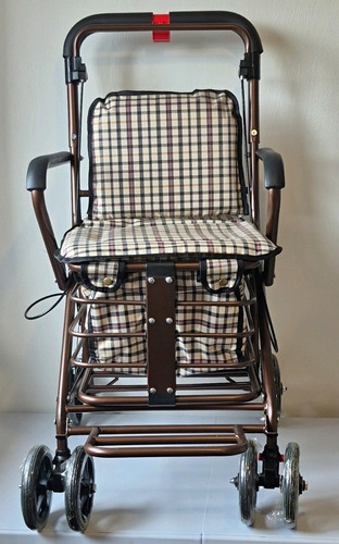 Wheel rollator walker with - walker,