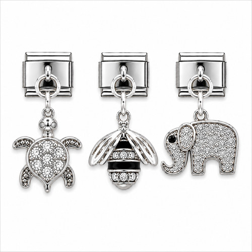 9mm italian dangle charms - italian,