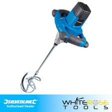 Silverline Plaster Mixer 1220W 140mm Paddle Heavy Duty Mixing Drill 264219