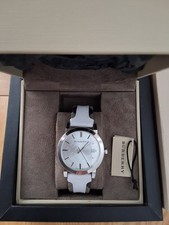 Burberry Women's White Leather