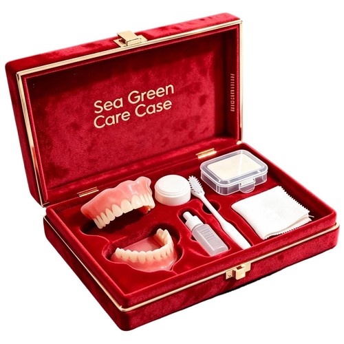Silicone dentures kit upper - dentures,