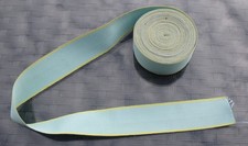 A 40 INCH LENGTH OF UNUSED OLD STOCK SILK CRIMEA WAR MEDAL RIBBON.